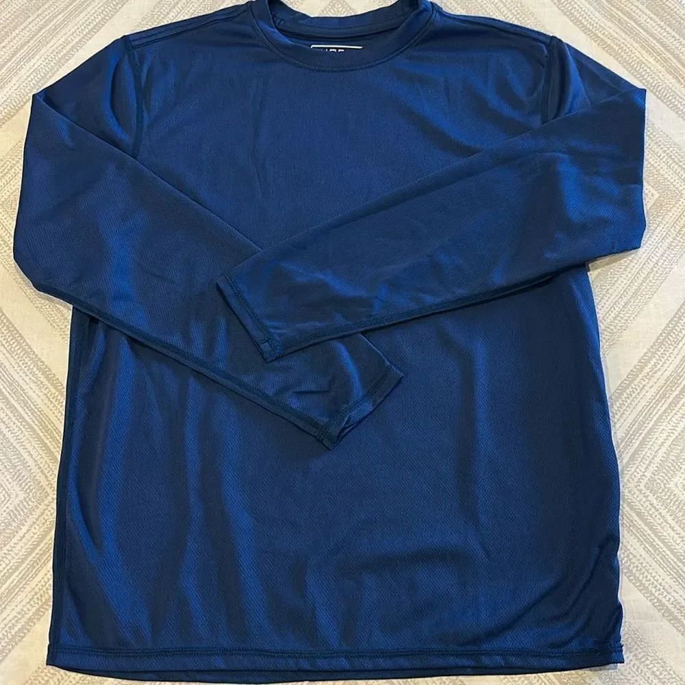 INGEAR UPF+ Boys Navy Blue Long Sleeve Rashguard - Size XL